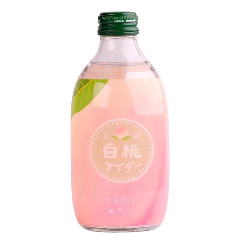 日本进口 友傑 白桃味汽水 300ml*5瓶