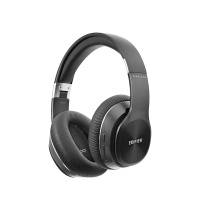 Edifier/漫步者 W820BT头戴式蓝牙无线耳机折叠运动跑步游戏音乐3.5mm插孔有线 黑色