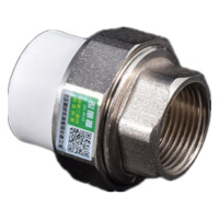 JJTO PPR水管管材配件 双熔活接 内丝活接 一英寸 10个装