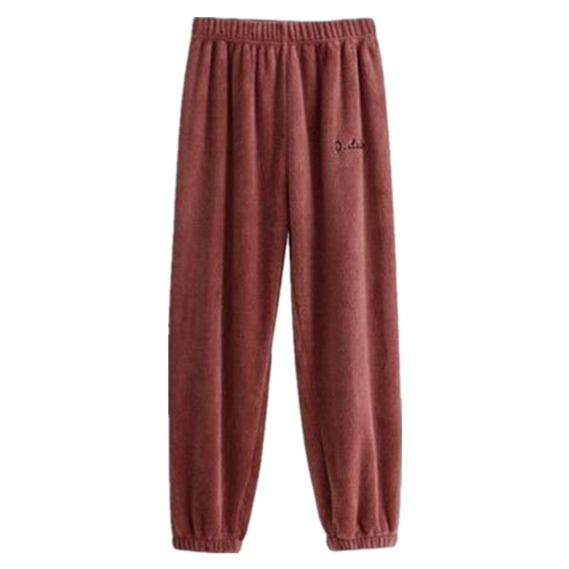 单件/套装仙女暖暖裤珊瑚绒冬季保暖绒裤懒懒休闲裤可外穿家居裤