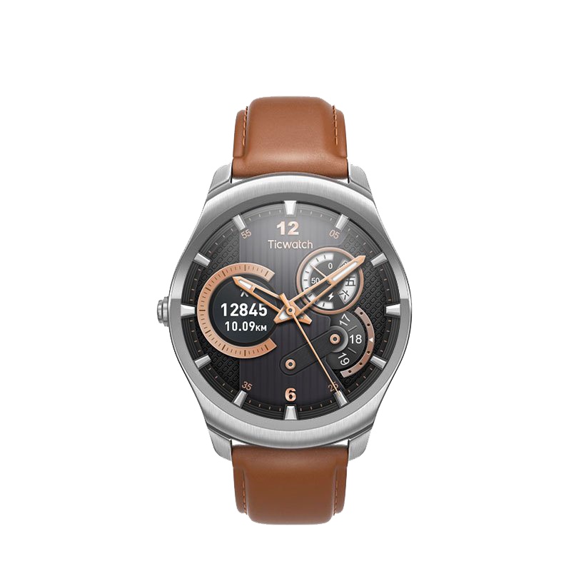 [TicWatch 2 经典系列]智能手表罗小黑表盘3G通话 GPS运动 心率蓝牙消息推送 NFC支付 安卓苹果ios 棕色