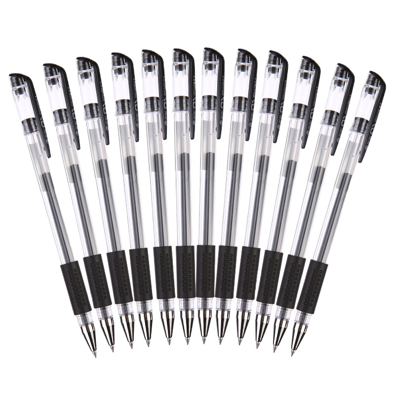 晨光中性笔 Q7黑色0.5mm经典欧标 12支/盒