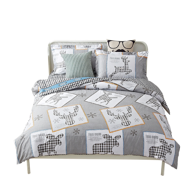 恒源祥家纺 全棉印花四件套系列 200*230cm