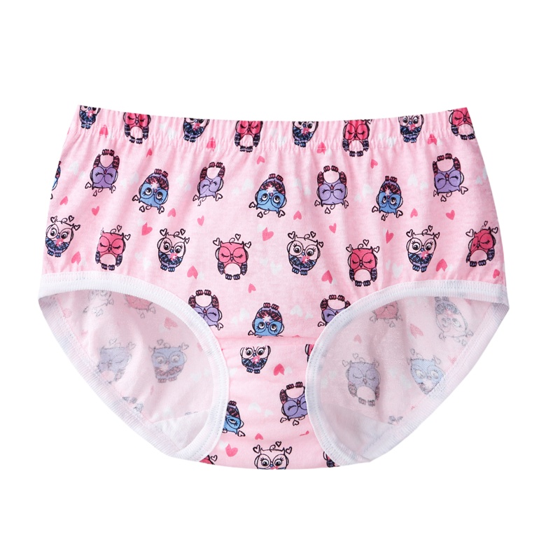 A&Bab女童内裤[3条装]纯棉印花三角裤全棉中大童宝宝裤头