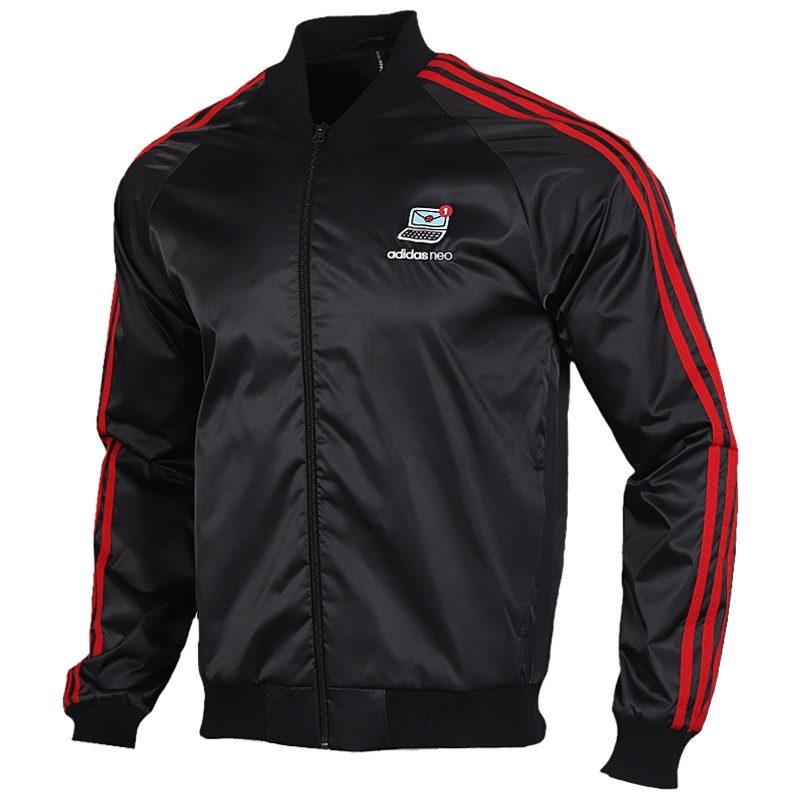 阿迪达斯adidas neo 2020春男子运动休闲夹克FU0219