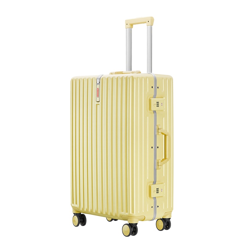 瑞士军刀SWISSGEAR铝框拉杆箱 ins万向轮行李箱男女旅行箱密码箱登机箱 铝框箱 拉杆箱PC+ABS20寸薄荷绿