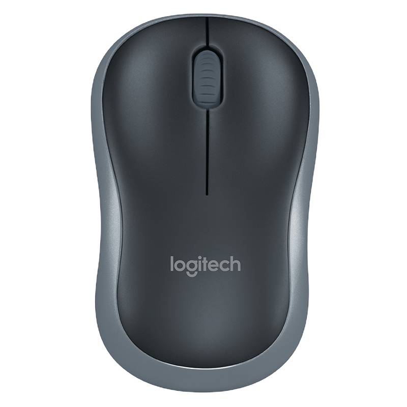 [苏宁自营]罗技(Logitech) M185 无线鼠标(个)黑色灰边