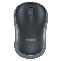 [苏宁自营]罗技(Logitech) M185 无线鼠标(个)黑色灰边