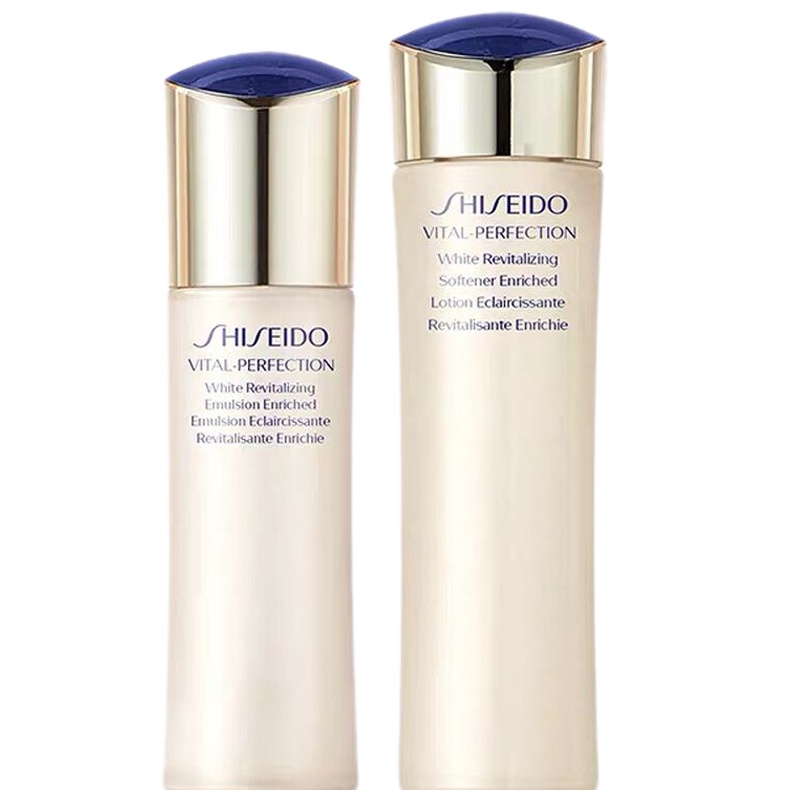 资生堂悦薇珀翡紧颜亮肤水乳套装女士护肤品套装保湿滋润 珀翡紧颜清爽型水乳组合面膜套装礼盒