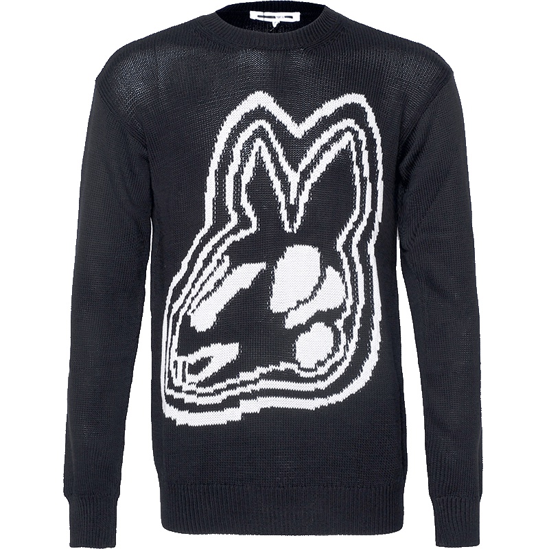 MCQ ALEXANDER MCQUEEN亚历山大麦昆 男针织衫长袖卫衣T恤涂鸦款