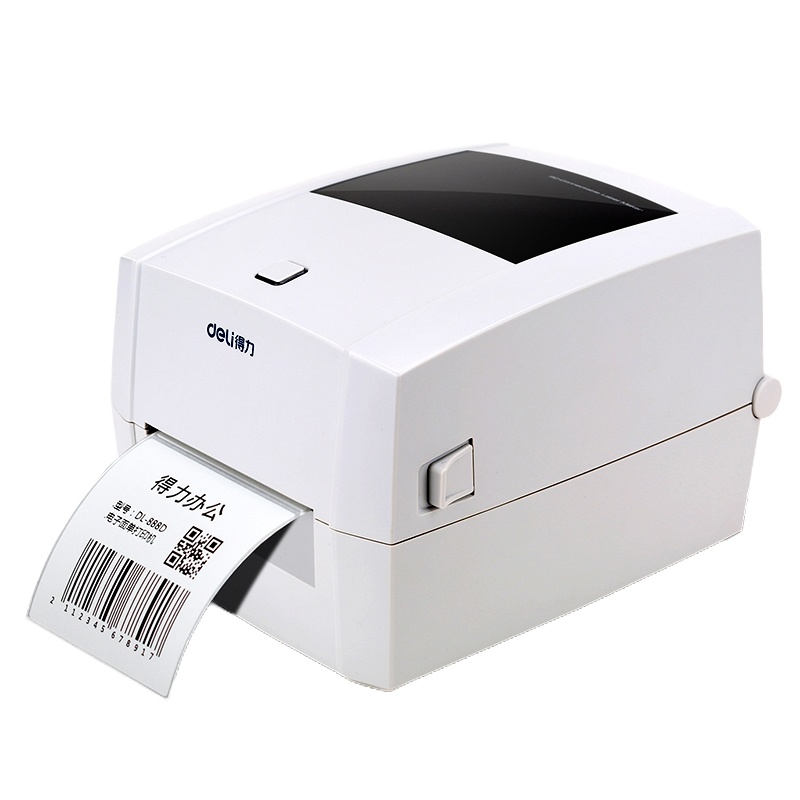 得力DL-888DS条码打印机标签机电子面单二维码热敏纸快递单标签条码热敏不干胶标签纸超市标签价格打印机商用