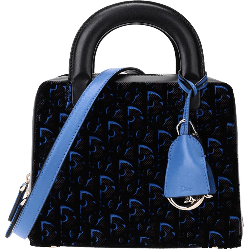 Christian Dior 克丽斯汀·迪奥 女士织物配皮手提单肩斜挎包 M0661OTOE