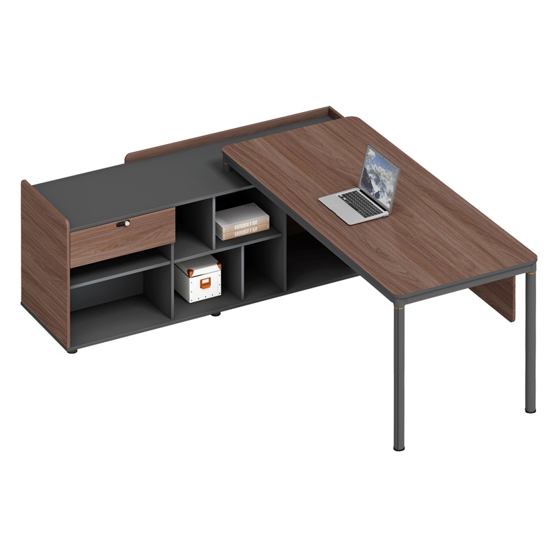 科朔 办公桌老板桌经理桌现代班台经理桌板式班台桌 2.1米KS-06D2102