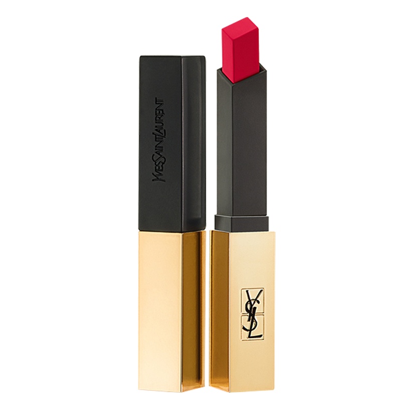 圣罗兰(YSL)口红小金条细管女士唇膏方管唇膏杨树林正红复古红小金条21号色显白胡萝卜28号