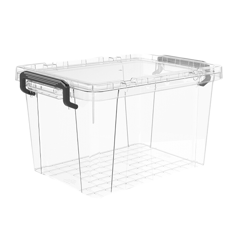 近直角加厚收纳箱儿童玩具整理箱 衣物被子储物箱 抗压搬家打包箱