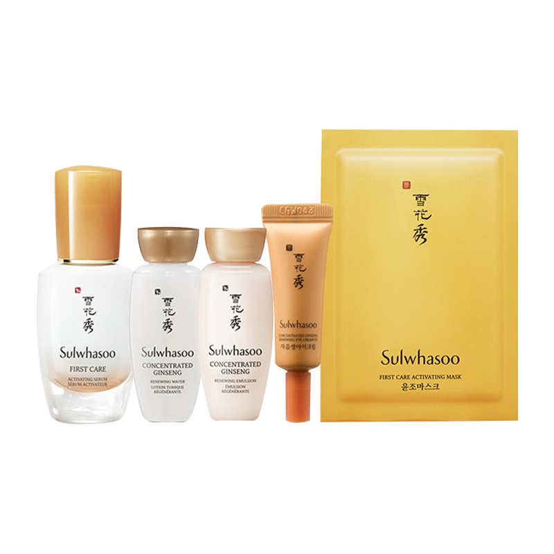 Sulwhasoo雪花秀雪花秀润燥精华套盒 面部护肤套装礼盒