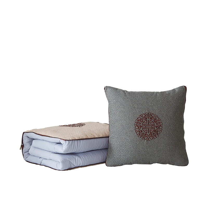 恒源祥抱枕被子两用夏凉被可爱靠枕床头靠垫办公室腰靠车内沙发靠背