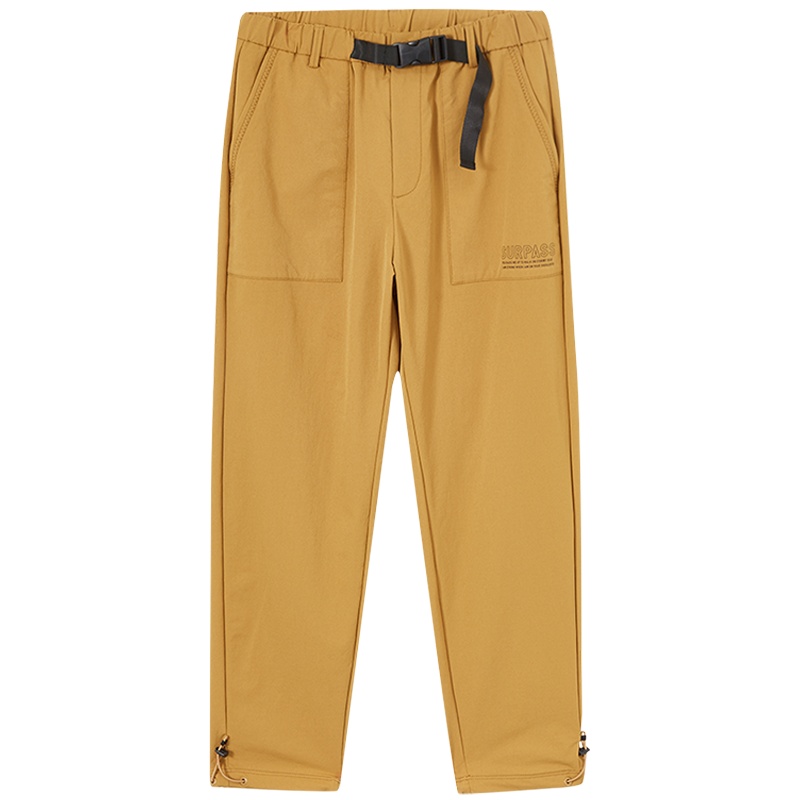 [1件5折价:75]美特斯邦威休闲长裤男新款冬季青春活力抓绒贴袋舒适直筒裤男