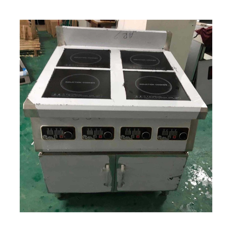 大功率3500w柜式四头煲仔电磁炉四眼煲仔炉旋钮3.5kw灶台