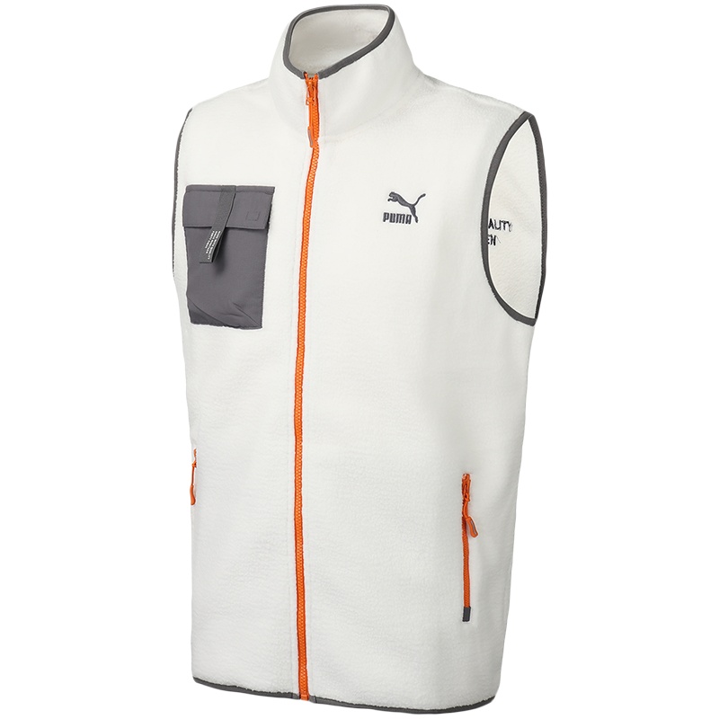 PUMA彪马男装运动服休闲保暖马甲背心外套596728