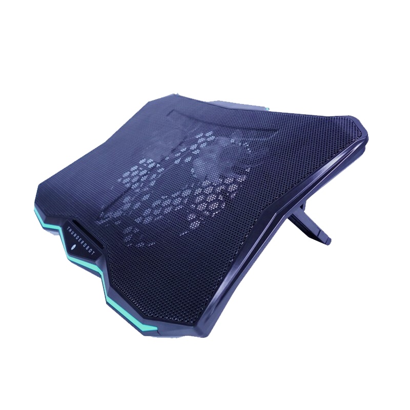 雷神风洞笔记本散热器F30 多角度支架调节 双USB端口