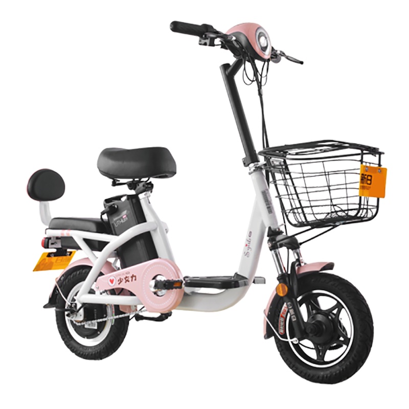 新日(Sunra)电动车 新国标小萝莉电动自行车 轻便舒适 变频电机 成人电瓶车 男女式中小型助力踏板车轻便迷你代步车