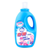 白猫无磷洗衣液2kg*1瓶快速漂洗全效洁净除螨除菌