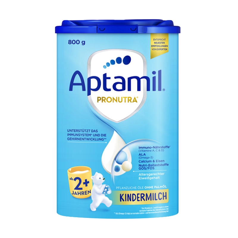[有效期2026年2月后]原装进口德国爱他美Aptamil婴幼儿奶粉2+段800g 2岁以上 均衡配方 富含营养