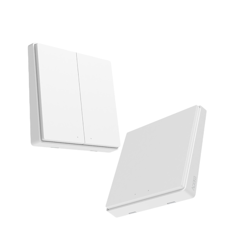 绿米Aqara无线开关D1双键智能无线遥控开关面板免布线远程语音控制