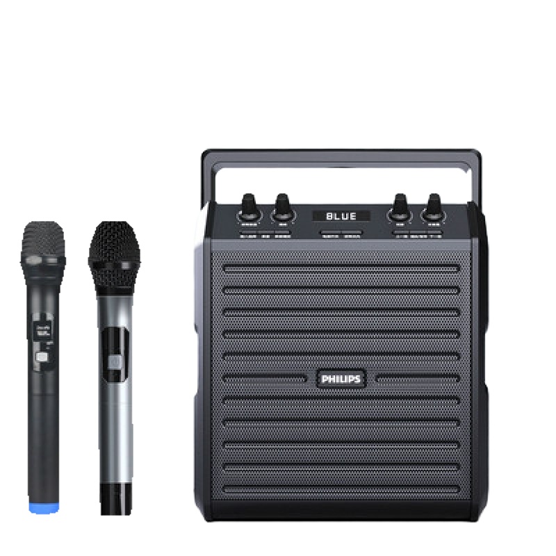 飞利浦 SD50 音响 双手持麦克风版 户外音箱(一台装)可定制