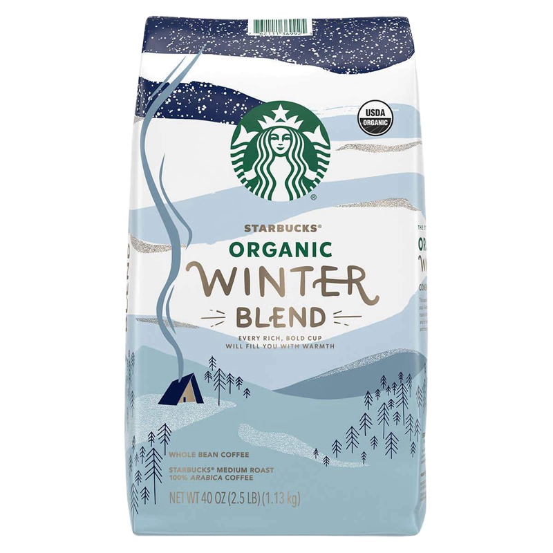 星巴克冬季限定/量咖啡豆1130g中度烘焙