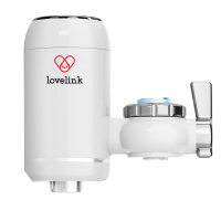 热恋(LoveLink)免安装电热水龙头 过水热快速热 冷热家用小厨宝 即热式电热水器 SJX3接驳式+漏保插头两件套