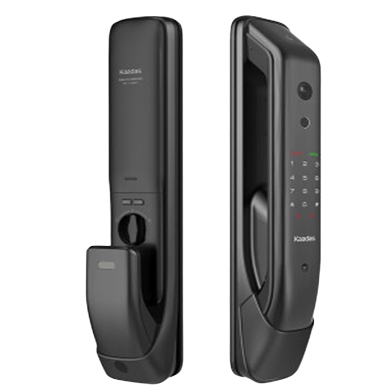 凯迪仕智能锁 K20-V V2版本指纹锁 全自动智能门锁可夜视猫眼锁家用防盗门电子门锁