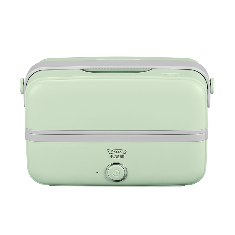 小浣熊电热饭盒加热加温饭盒上班族便携插电便当盒双层带饭保温桶