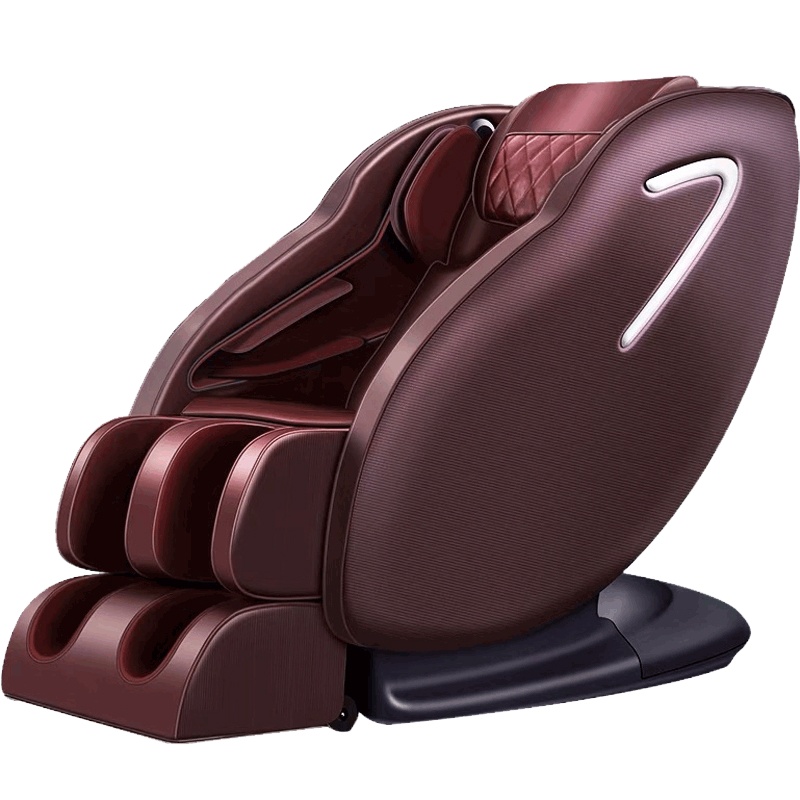 HYUNDAI智能按摩椅8211C家用全身全自动太空豪华舱小型多功能电动沙发深V零重力颈椎肩腰揉捏按摩器咖啡色