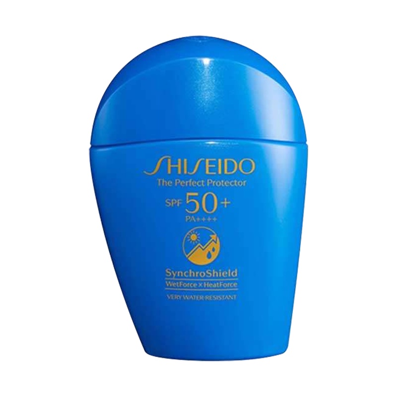 【国内专柜】资生堂新艳阳夏臻效水动力防护晒乳 50ml（蓝胖子 防护乳 护肤品）