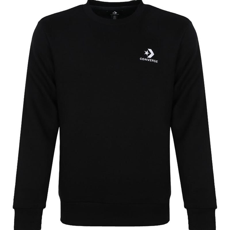 converse匡威秋男子宽松圆领针织休闲加绒套头衫10008816-A01