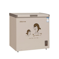 星星出品 东宝 201升家用冰柜 冷藏冷冻随意转换 预涂内胆单温冷柜 小型家用商用卧式冰箱BD/BC-201E白色