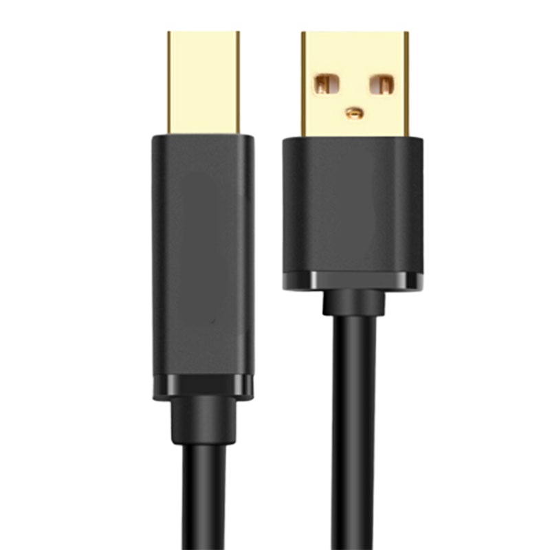 联想(Lenovo) 中控USB2.0打印机数据线 方口连接线 支持惠普佳能爱普生打印机 5米 黑色