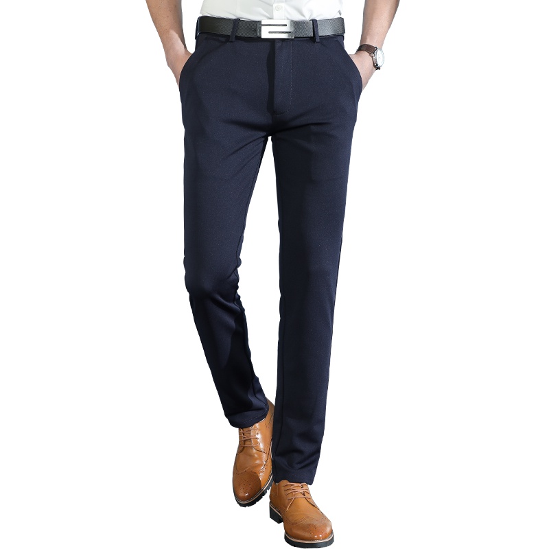 FORTEI富铤 西裤男士修身商务韩版潮流春夏季新款裤子男小脚弹力休闲裤