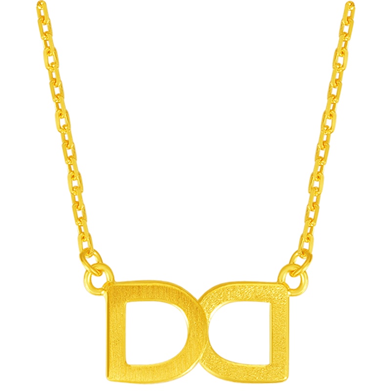 金一 足金999黄金精品梦嘟嘟款黄金项链时尚套链送女士(计价)ABC024