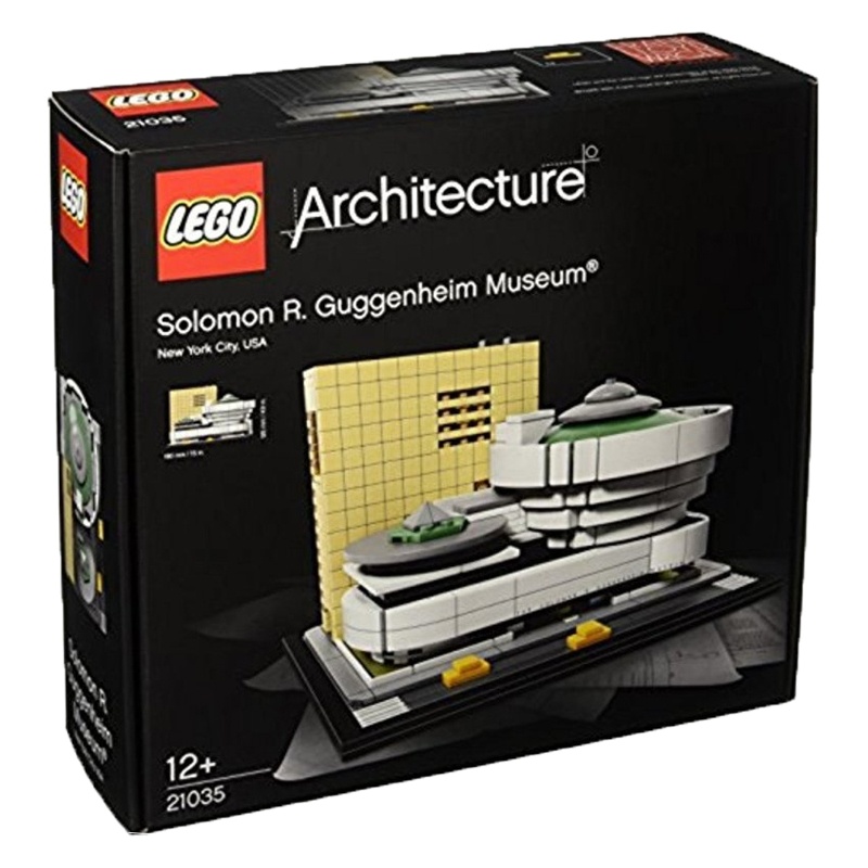 乐高(LEGO)建筑街景系列 儿童积木玩具塑料 (21035古根海姆博物馆) 12岁以上 200块以上