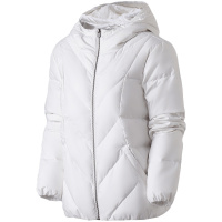 adidas阿迪达斯NEO女装运动休闲夹克外套DU2359 L DU2359白色