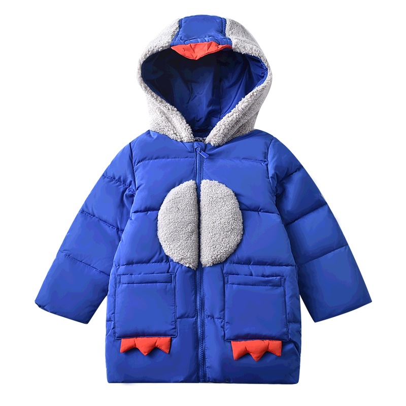 铅笔俱乐部童装2019冬季新款男童个性连帽羽绒服小童保暖羽绒外套