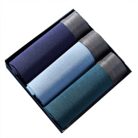 ENK 夏季纯色男莫代尔四角裤薄款透气男款平角裤冰丝男士内裤