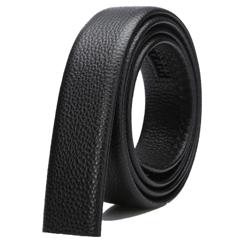 七匹狼(SEPTWOLVES)男士皮带 头层牛皮真皮纯带身不带扣头 正品腰带配件