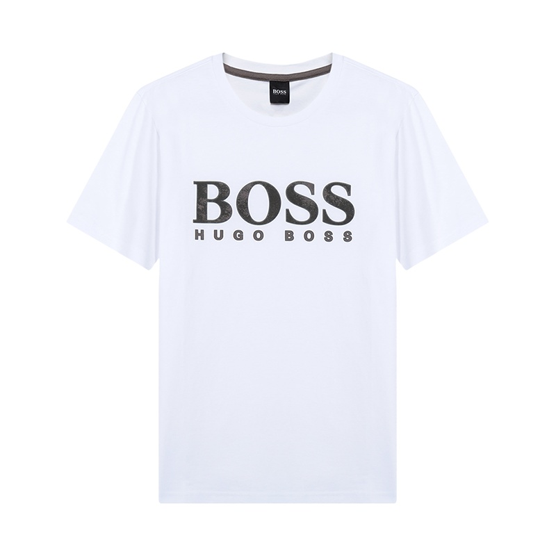 HUGO BOSS 雨果博斯 男士 棉质圆领短袖T恤50450906