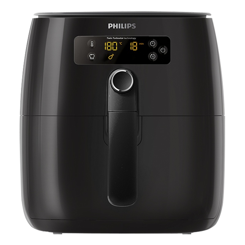 飞利浦(Philips) 空气炸锅 电炸锅家用无油预设烹饪旋钮式炸锅 不锈钢内锅 容量0.8千克 HD9749/91