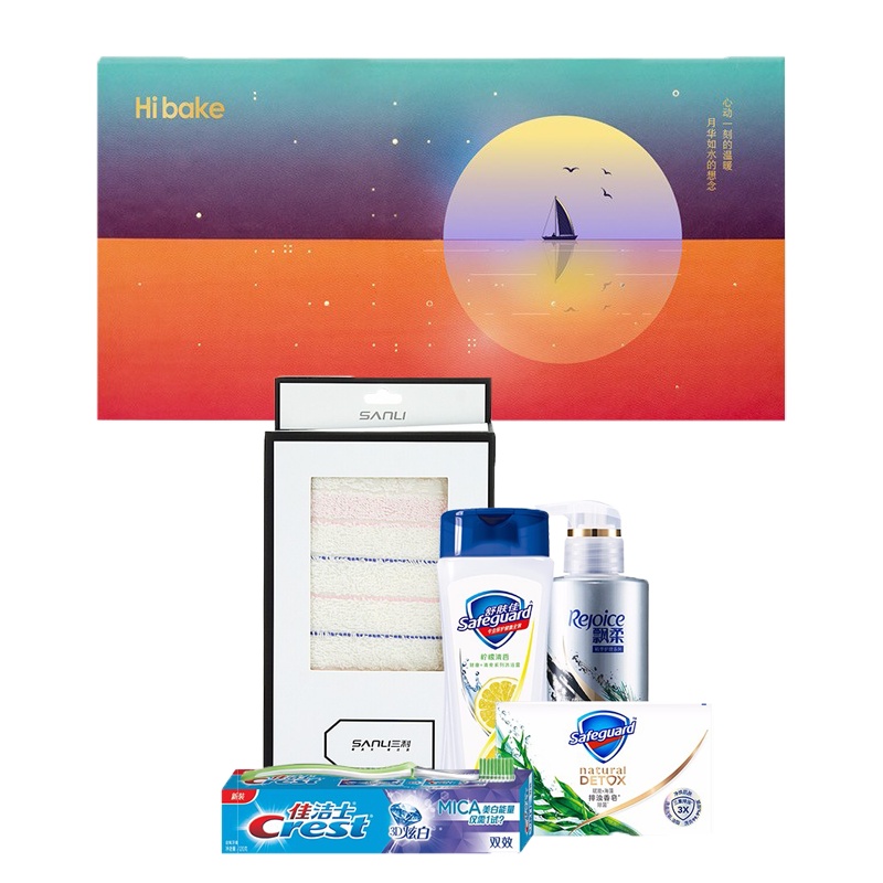 Hibake海上生明月520g+宝洁个人护理系列 · 细净呵护组合