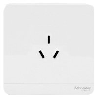 施耐德电气(Schneider Electric)16A三孔空调插座 开关插座 插座面板 绎尚系列 镜瓷白色 bd